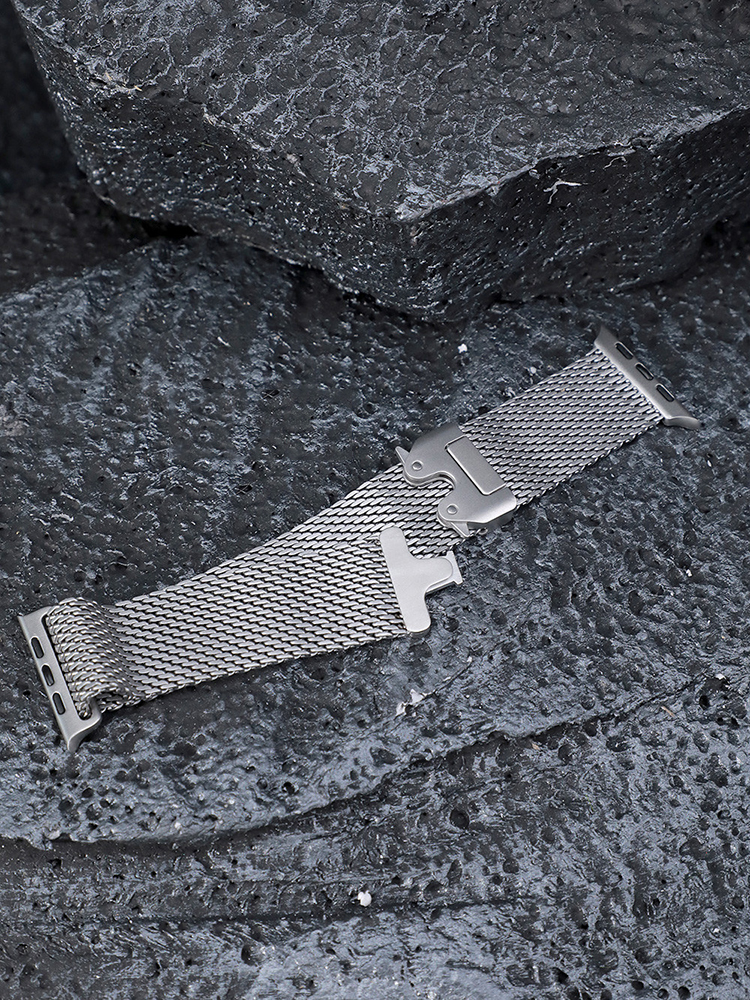 Quick Release_Buckle Milanese Stainless Steel Band