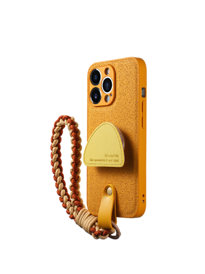 Sponge Pattern Wrist Strap Case