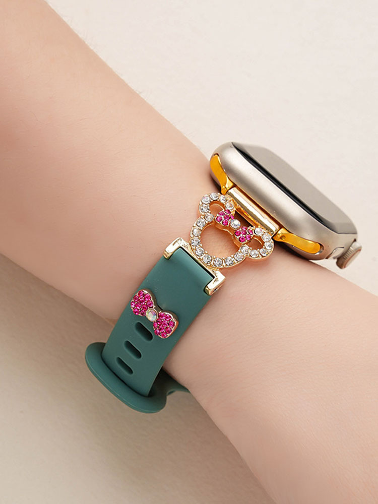 Minnie Bow Silicone Band