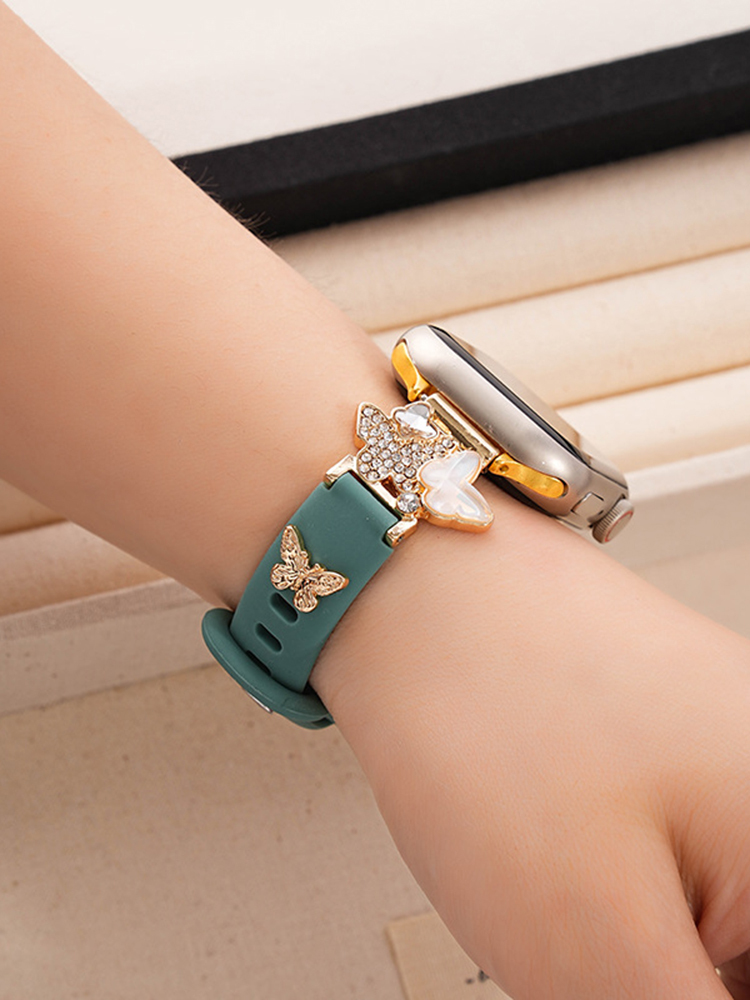 Two Butterflies Silicone Band