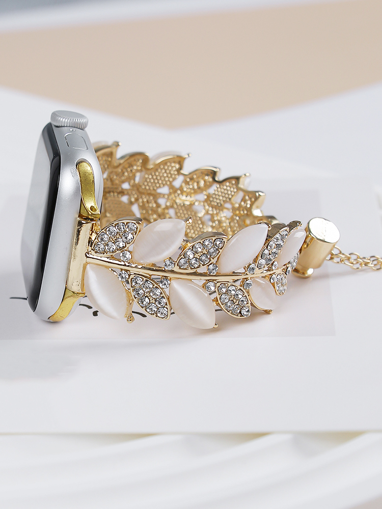 Leaf Shape Bracelet Stainless Steel Band