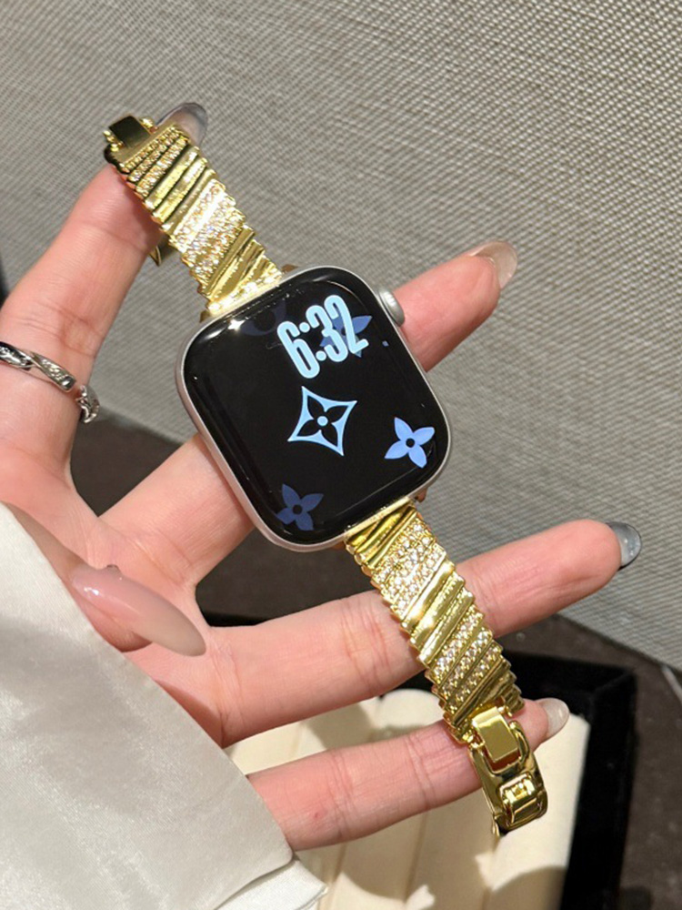 Twill Diamonds Metal Band for Apple Watch