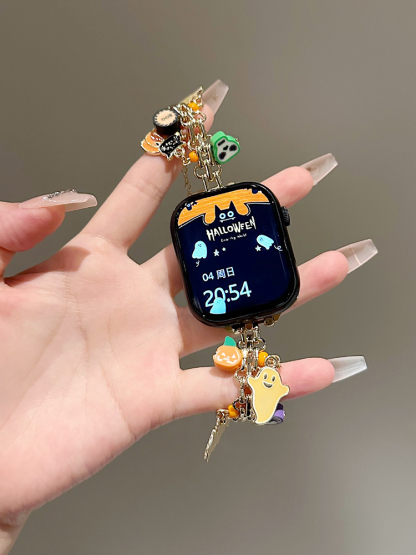 Halloween Charm Metal Band for Apple Watch