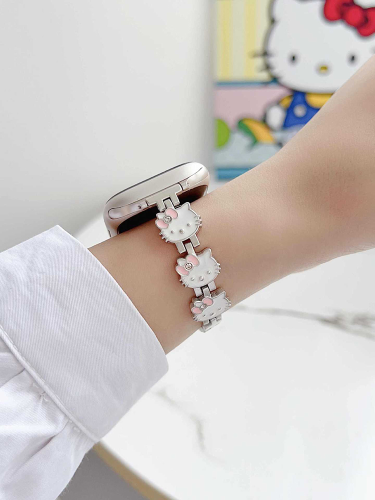 Cute Kitty Metal Band for Apple Watch