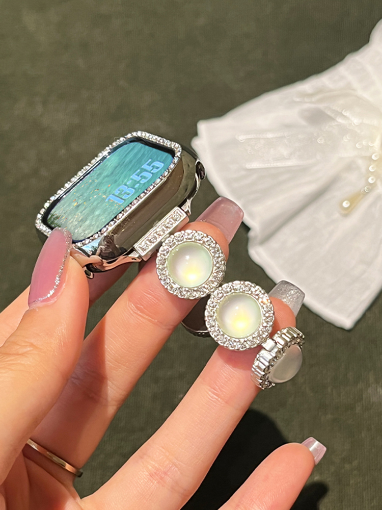 Cat's eye Diamond Metal Band for Apple Watch