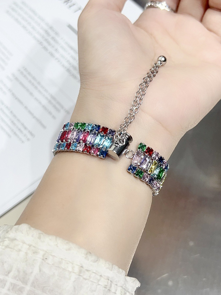 3-link Full Diamond Metal Band for Apple Watch