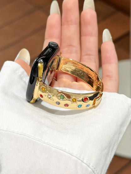 Starburst Fancy Diamonds Metal Band for Apple Watch