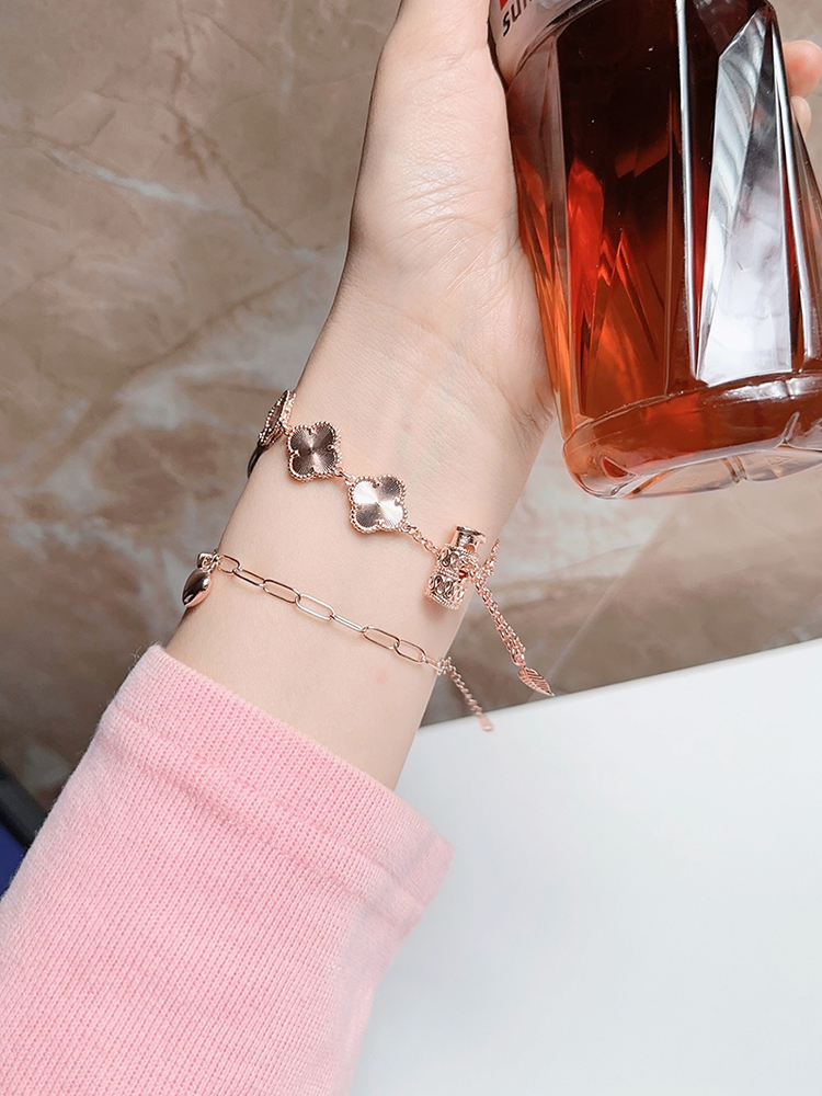 Clover Bracelet Stainless Steel Band