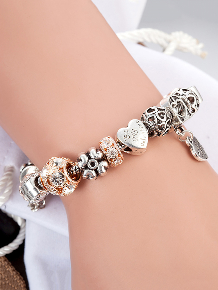 Made with Love Crystal Beaded Band