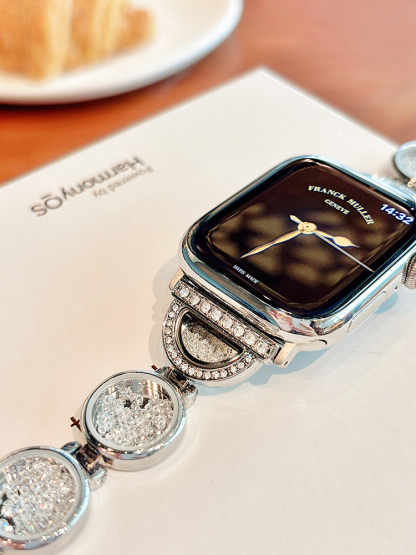 Round Quicksand Stainless Steel Band