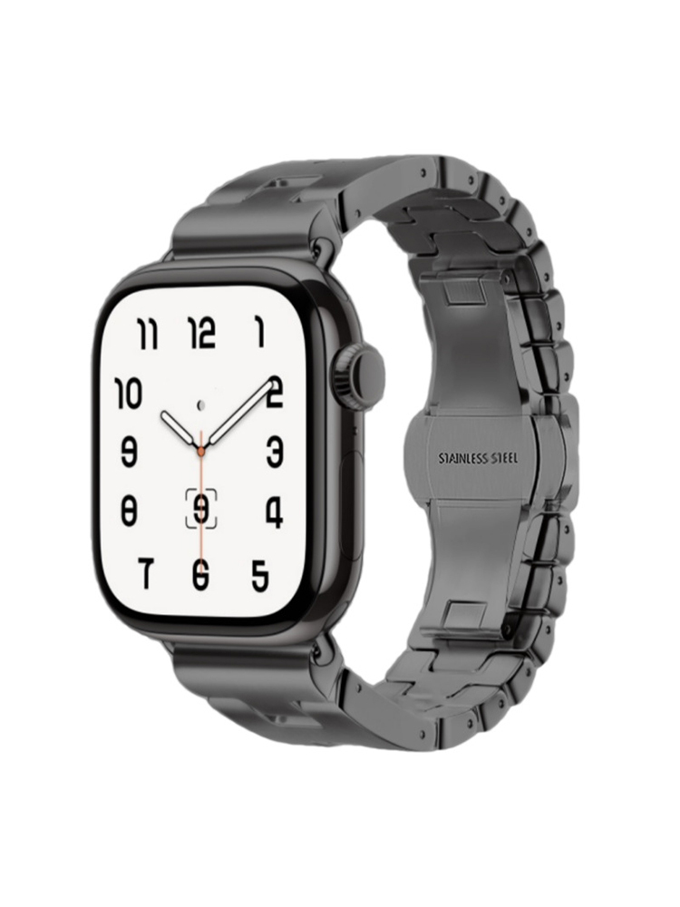 H Frosted Stainless Steel Band