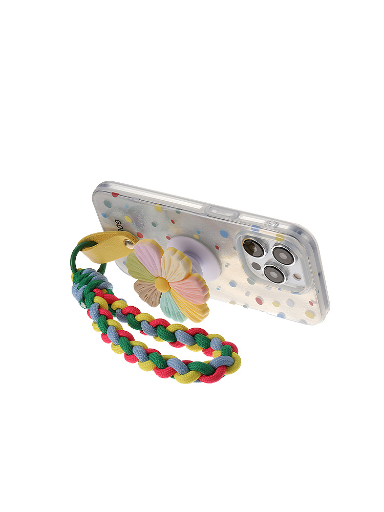 Colored Flowers Wrist Strap Case