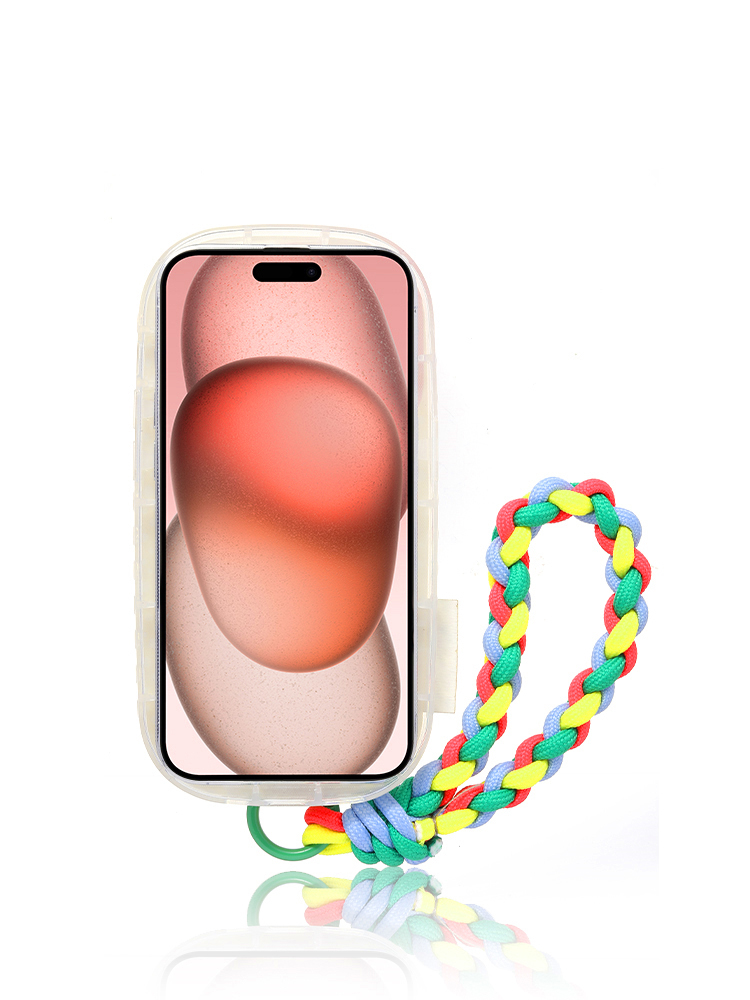 Colorful Polka Dot Wrist Strap Case