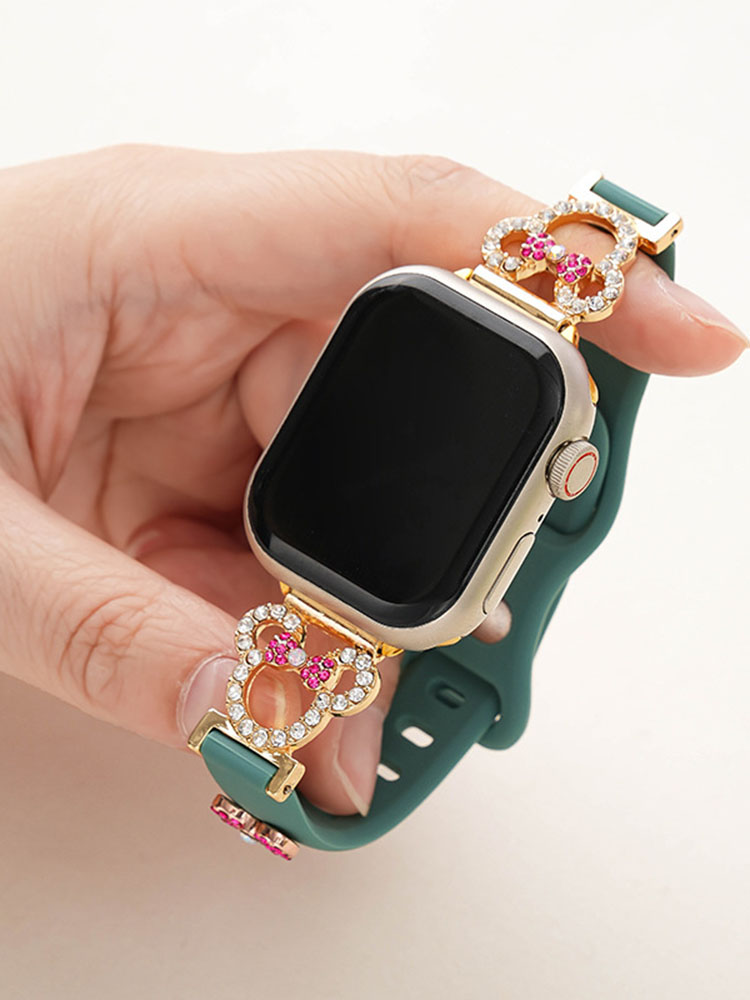 Minnie Bow Silicone Band