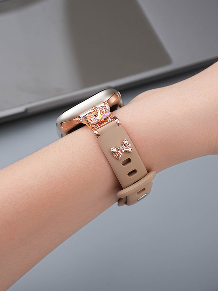 Zircon Butterfly Silicone Band