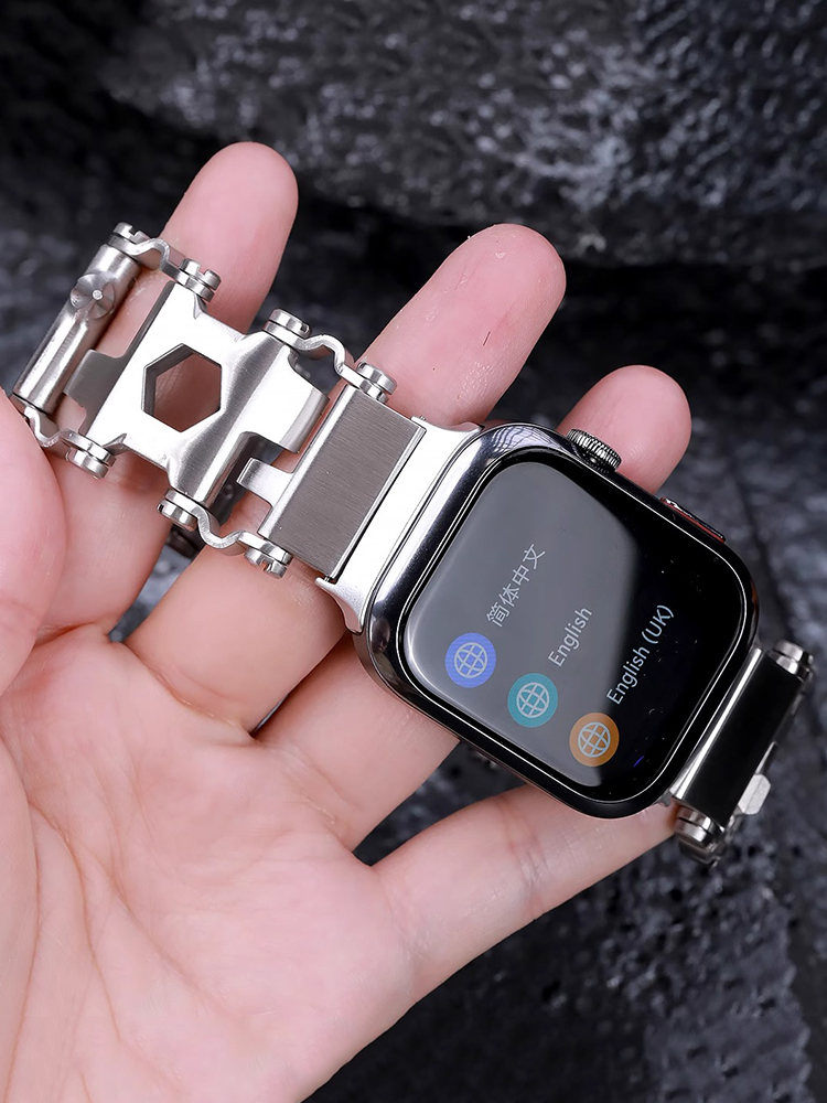 Outdoor Multi-functional Tactical Self-defense Stainless Steel Band