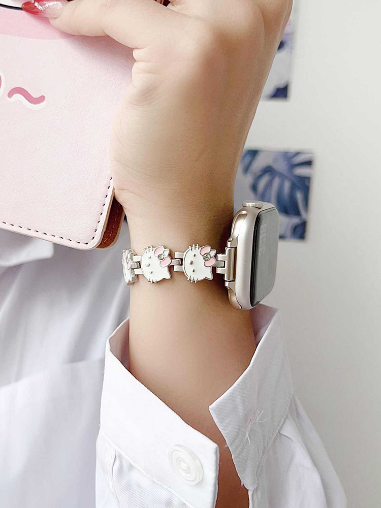 Cute Kitty Metal Band for Apple Watch