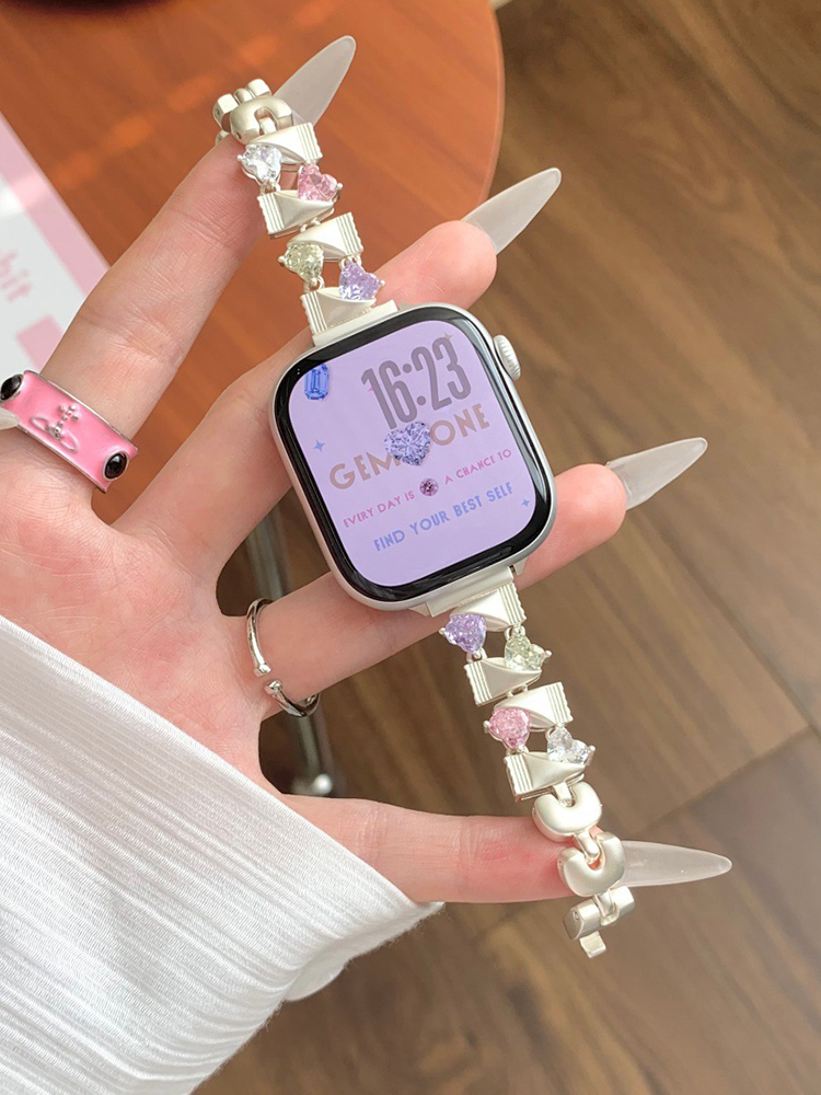 Candy Zircon Metal Band for Apple Watch