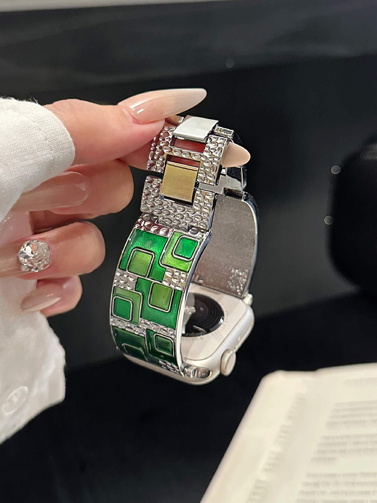 Stylish Enamel Craftsmanship Metal Band for Apple Watch