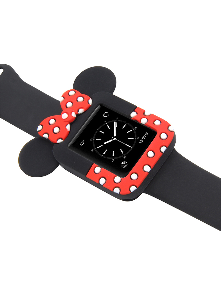 Minnie Polka Dot Pattern Silicone Protective Case