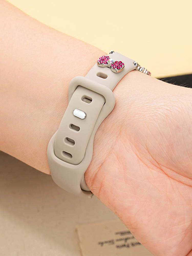 Kitty Bow Silicone Band