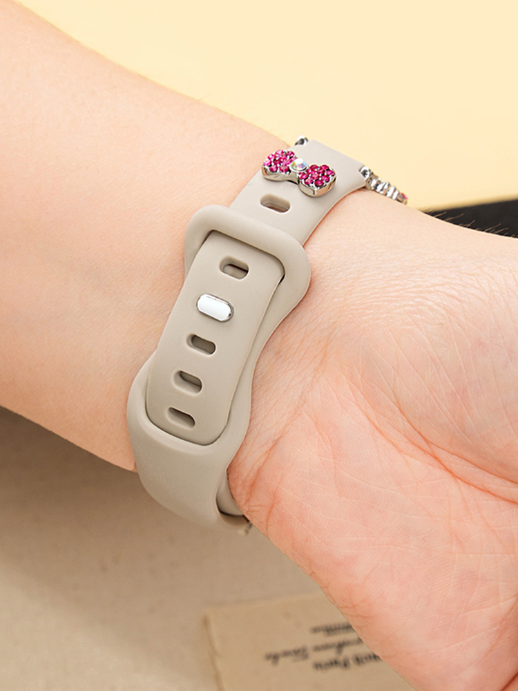 Kitty Bow Silicone Band