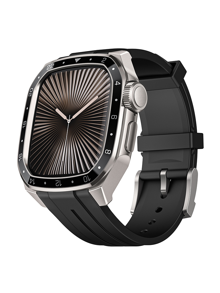 Integrated Protective Case with Scale Silicone Band