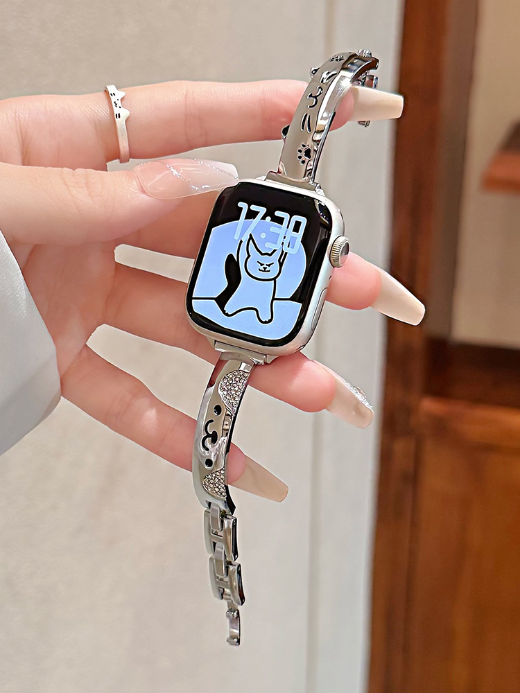 Dog and Cat Bracelet Stainless Steel Band for Apple Watch - Tatanband