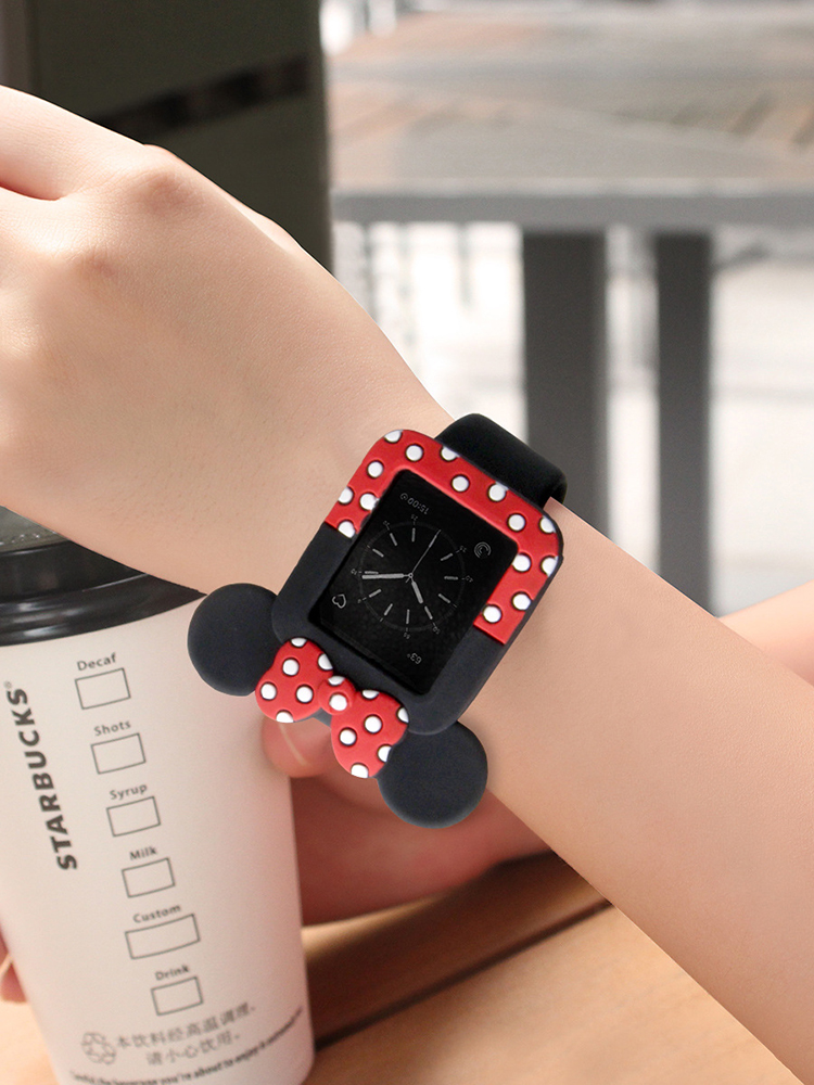 Minnie Polka Dot Pattern Silicone Protective Case