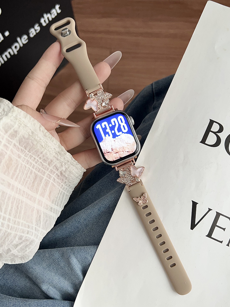 Two Butterflies Silicone Band