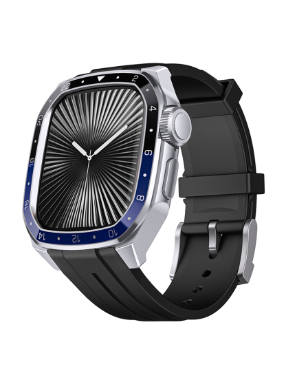 Integrated Protective Case with Scale Silicone Band