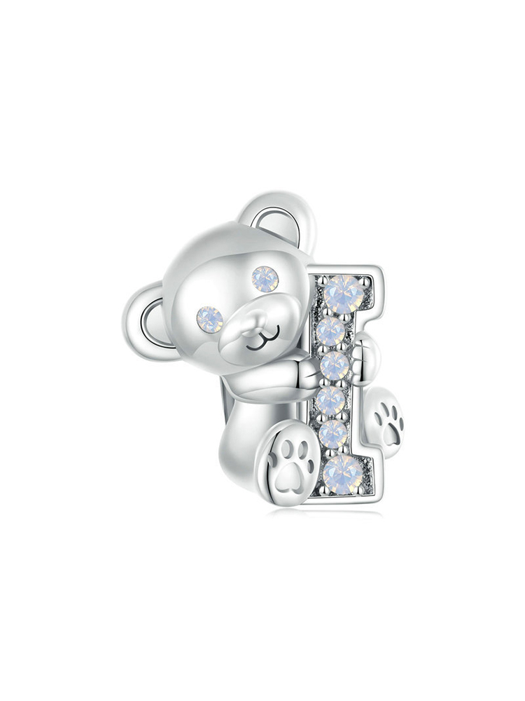 Confession Bear 925 Sterling Silver Beads