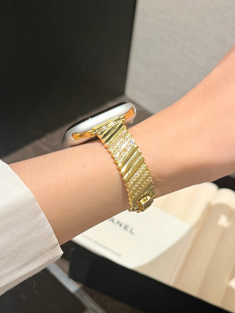 Twill Diamonds Metal Band for Apple Watch