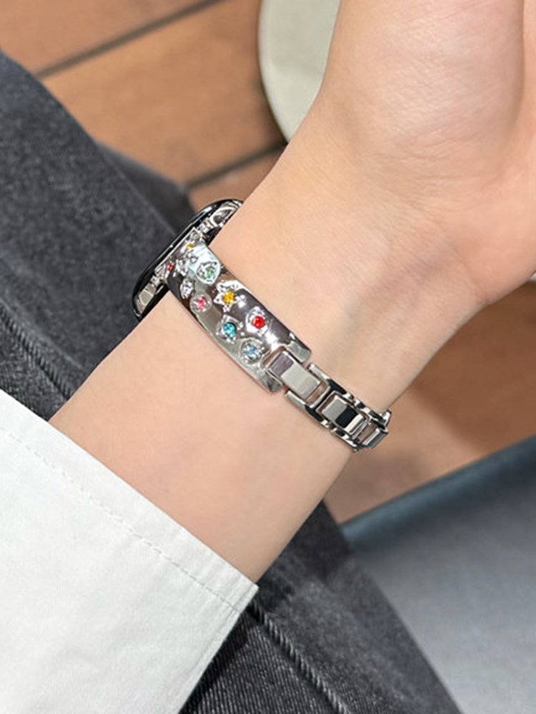 Starburst Fancy Diamonds Metal Band for Apple Watch