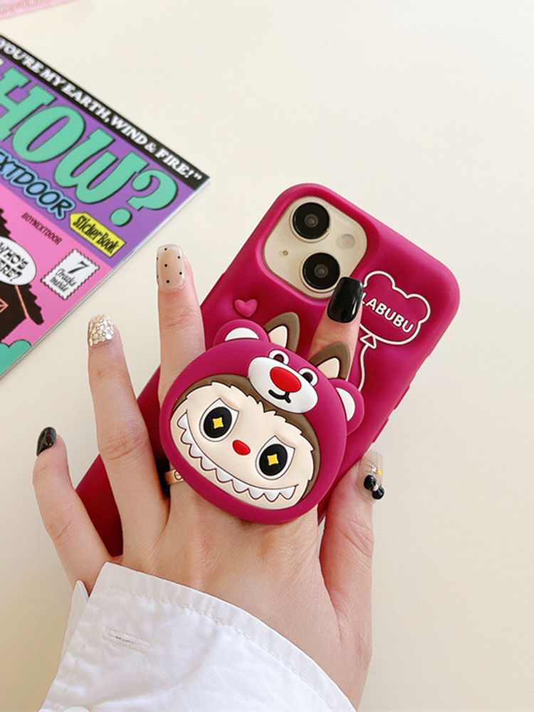 Cross-dressing Labubu Stand Case