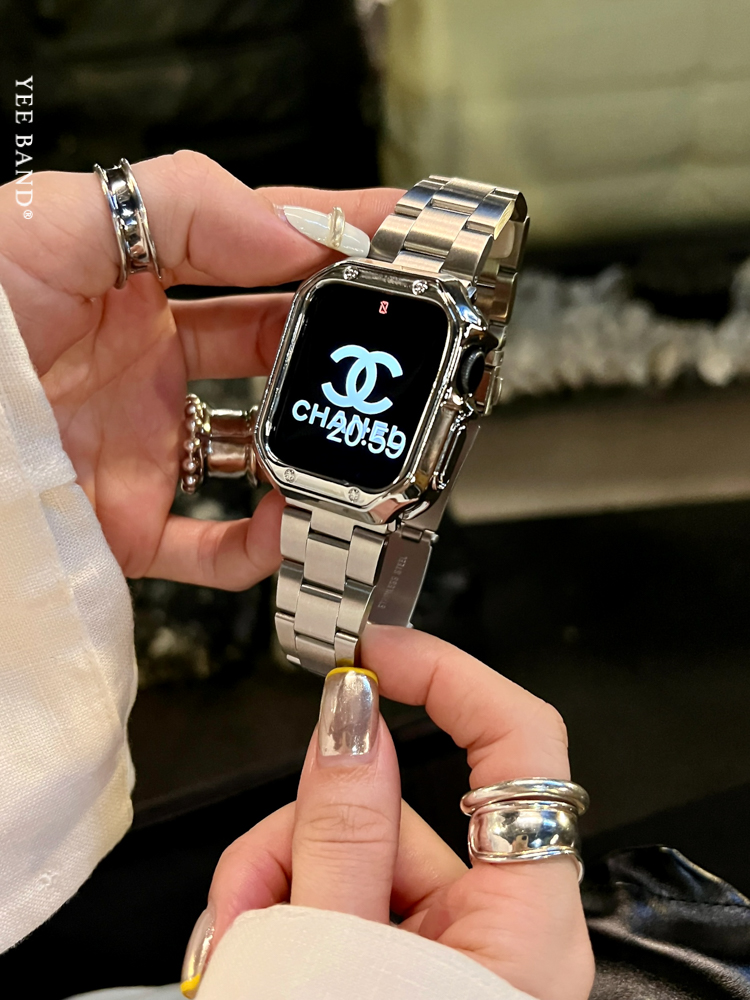 Classic 3-link Curve Stainless Steel Band