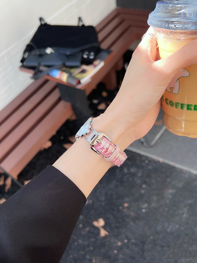 Four-leaf Clover Woolen Leather Band