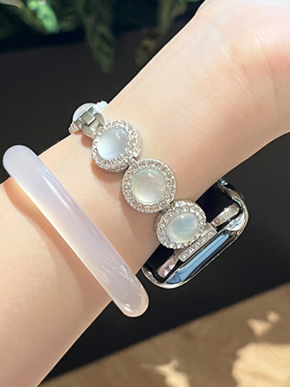 Cat's eye Diamond Metal Band for Apple Watch