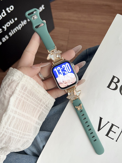 Two Butterflies Silicone Band