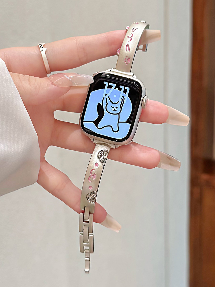 Dog and Cat Bracelet Stainless Steel Band for Apple Watch