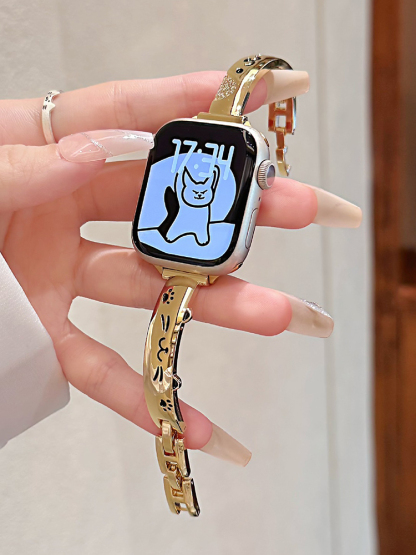 Dog and Cat Bracelet Stainless Steel Band for Apple Watch