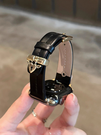 Angel Love Lock Leather Band for Apple Watch