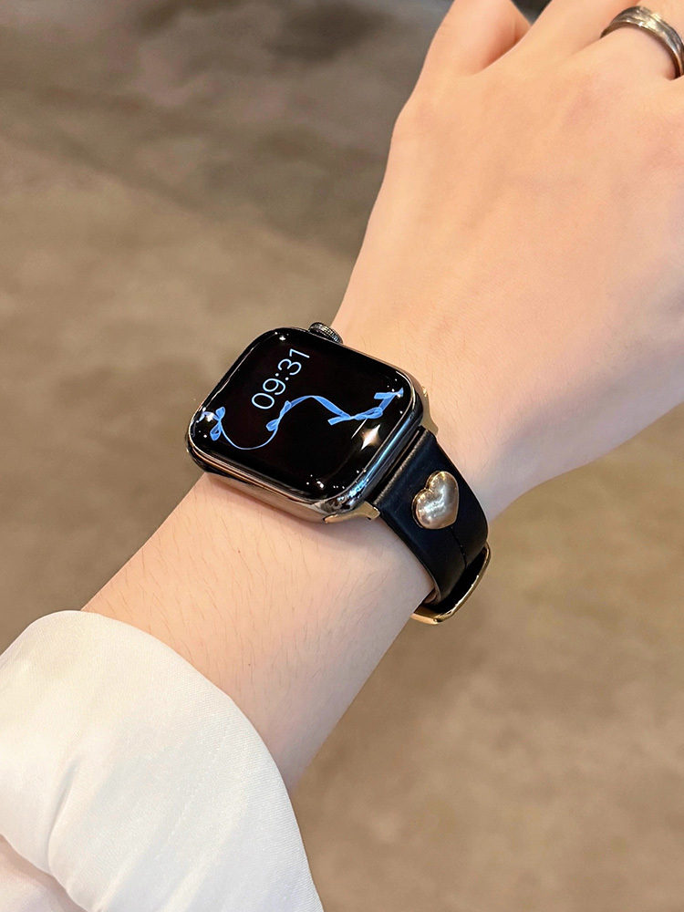 Angel Love Lock Leather Band for Apple Watch