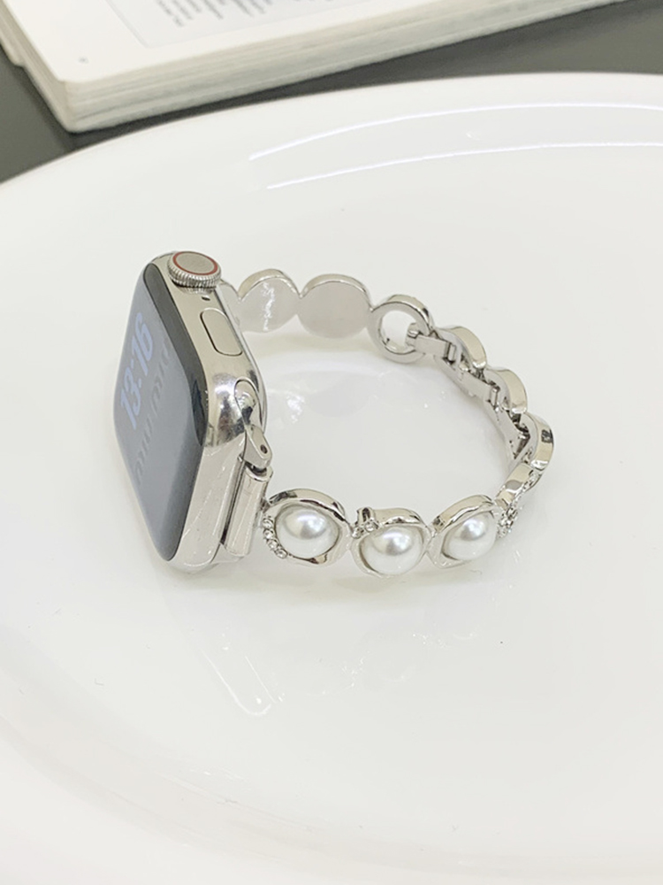 Aurora Iridescent Beads Metal Band for Apple Watch