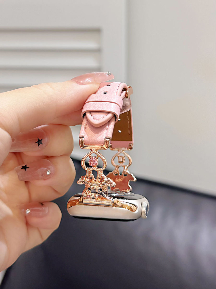 Angel Kitty Leather Band