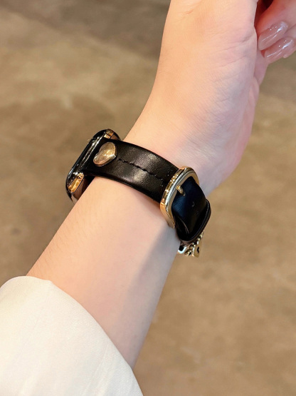 Angel Love Lock Leather Band for Apple Watch