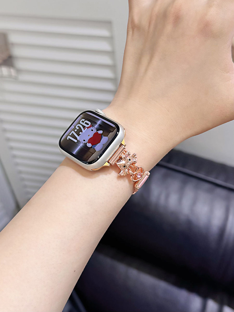 Angel Kitty Leather Band