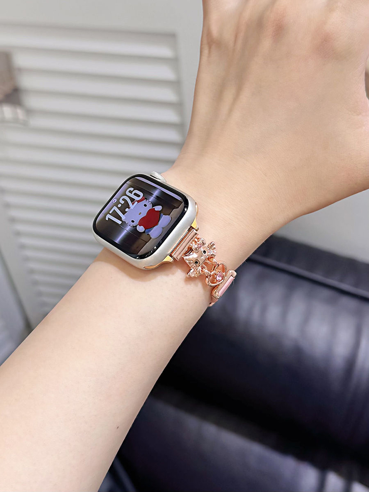 Angel Kitty Leather Band