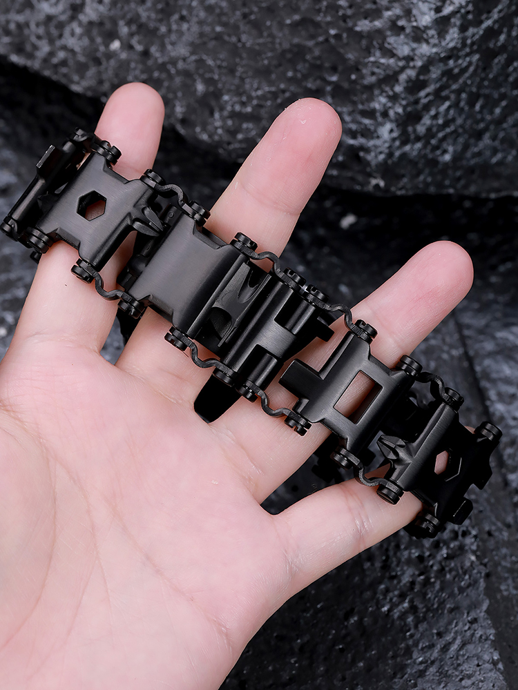 Outdoor Multi-functional Tactical Self-defense Stainless Steel Band