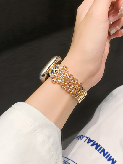 Starry Eyes Owl Feather Stainless Steel Band